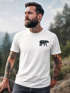 Herren T-Shirt Polygon Design Print Bär Natur Outdoor Fashion Streetstyle Neverless®preview