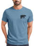 Herren T-Shirt Polygon Design Print Bär Natur Outdoor Fashion Streetstyle Neverless®preview