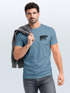 Herren T-Shirt Polygon Design Print Bär Natur Outdoor Fashion Streetstyle Neverless®preview