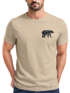 Herren T-Shirt Polygon Design Print Bär Natur Outdoor Fashion Streetstyle Neverless®preview