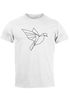 Herren T-Shirt Polygon Origami Vogel Bird Moonworks®preview