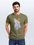 Herren T-Shirt Polygon Print Wolf Wald Outdoor Adventure Natur Tiermotiv Fashion Streetstyle Neverless®preview