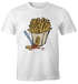 Herren T-Shirt Pommes Frittes Ketchup lustige Comic Zeichnung Fast-Food Fun-Shirt Spruch lustig Moonworks®preview