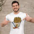 Herren T-Shirt Pommes Frittes Ketchup lustige Comic Zeichnung Fast-Food Fun-Shirt Spruch lustig Moonworks®preview