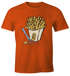 Herren T-Shirt Pommes Frittes Ketchup lustige Comic Zeichnung Fast-Food Fun-Shirt Spruch lustig Moonworks®preview
