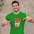 Herren T-Shirt Pommes Frittes Ketchup lustige Comic Zeichnung Fast-Food Fun-Shirt Spruch lustig Moonworks®preview