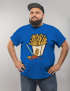 Herren T-Shirt Pommes Frittes Ketchup lustige Comic Zeichnung Fast-Food Fun-Shirt Spruch lustig Moonworks®preview