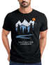 Herren T-Shirt Prinstshirt Berge Wandern Adventure Outdoor Minimalistischer Frontprint Retro Fashion Streetstyle Neverless®preview