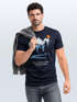 Herren T-Shirt Prinstshirt Berge Wandern Adventure Outdoor Minimalistischer Frontprint Retro Fashion Streetstyle Neverless®preview