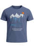 Herren T-Shirt Prinstshirt Berge Wandern Adventure Outdoor Minimalistischer Frontprint Retro Fashion Streetstyle Neverless®preview