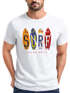 Herren T-Shirt Print Surfboards California Surfing Ocean Drive Sommer Strand Fashion Streetstyle Neverless®preview