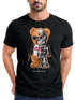 Herren T-Shirt Print Teddy Bär I'll bear back Meme Parodie Spruch Techwear Fashion Streetstyle Neverless®preview