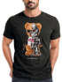 Herren T-Shirt Print Teddy Bär I'll bear back Meme Parodie Spruch Techwear Fashion Streetstyle Neverless®preview