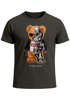 Herren T-Shirt Print Teddy Bär I'll bear back Meme Parodie Spruch Techwear Fashion Streetstyle Neverless®preview