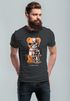 Herren T-Shirt Print Teddy Bär I'll bear back Meme Parodie Spruch Techwear Fashion Streetstyle Neverless®preview