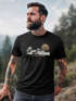 Herren T-Shirt Printshirt Outdoor Statement Natur Wandern Fashion Streetstyle Männer  Neverless®preview