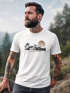 Herren T-Shirt Printshirt Outdoor Statement Natur Wandern Fashion Streetstyle Männer  Neverless®preview