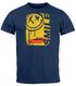 Herren T-Shirt Printshirt Smile Graffiti Design Drippy Face Männer Fashion Streetstyle Neverless®preview