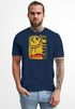 Herren T-Shirt Printshirt Smile Graffiti Design Drippy Face Männer Fashion Streetstyle Neverless®preview