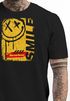 Herren T-Shirt Printshirt Smile Graffiti Design Drippy Face Männer Fashion Streetstyle Neverless®preview