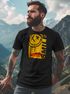 Herren T-Shirt Printshirt Smile Graffiti Design Drippy Face Männer Fashion Streetstyle Neverless®preview