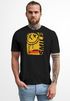 Herren T-Shirt Printshirt Smile Graffiti Design Drippy Face Männer Fashion Streetstyle Neverless®preview