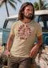 Herren T-Shirt Printshirt Spruch Good Vibes Only Skelett-Motiv Sommer Frontprint Fashion Streetstyle Neverless®preview