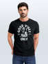 Herren T-Shirt Printshirt Spruch Good Vibes Only Skelett-Motiv Sommer Frontprint Fashion Streetstyle Neverless®preview