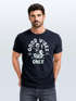 Herren T-Shirt Printshirt Spruch Good Vibes Only Skelett-Motiv Sommer Frontprint Fashion Streetstyle Neverless®preview
