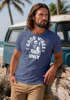 Herren T-Shirt Printshirt Spruch Good Vibes Only Skelett-Motiv Sommer Frontprint Fashion Streetstyle Neverless®preview