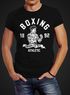 Herren T-Shirt Retro Vintage Athletic Boxer Boxen Slim Fit Neverless®preview