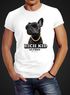 Herren T-Shirt Rich Kid California ironisches Statement Bulldogge Fashion Streetstyle Neverless® preview