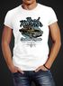 Herren T-Shirt Roadrunner American Muscle Car Tuning Retro Sports Car Vintage Motiv Slim Fit Neverless®preview