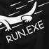 Herren T-Shirt Run.Exe Wortspiel Geschenk für it Experte Admin Informatiker Fun-Shirt Spruch lustig Moonworks®preview