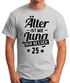 Herren T-Shirt runder Geburtstag Alter Älter ist wie Jung nur besser 30, 40, 50, 60, 65, 70, 75 oder 80 Jährigen Moonworks®preview