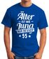 Herren T-Shirt runder Geburtstag Alter Älter ist wie Jung nur besser 30, 40, 50, 60, 65, 70, 75 oder 80 Jährigen Moonworks®preview