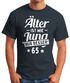 Herren T-Shirt runder Geburtstag Alter Älter ist wie Jung nur besser 30, 40, 50, 60, 65, 70, 75 oder 80 Jährigen Moonworks®preview