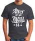 Herren T-Shirt runder Geburtstag Alter Älter ist wie Jung nur besser 30, 40, 50, 60, 65, 70, 75 oder 80 Jährigen Moonworks®preview