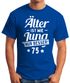 Herren T-Shirt runder Geburtstag Alter Älter ist wie Jung nur besser 30, 40, 50, 60, 65, 70, 75 oder 80 Jährigen Moonworks®preview