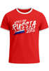 Herren T-Shirt Russland Russia Fan-Shirt WM-Shirt Fußball Weltmeisterschaft 2026 World Cup Moonworks®preview