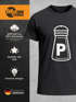 Herren T-Shirt Salz und Pfeffer Partner-Kostüm Fasching Karneval Last Minute Verkleidung  Fun-Shirt Moonworks®preview