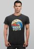 Herren T-Shirt Schrift Good Vibes Welle Hippie Slogan Statement Surf Design Vintage Retro Printshirt Neverless®preview