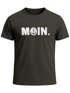 Herren T-Shirt Schriftzug Moin Dialekt Norden Hamburg Anker Print Fashion Streetstyle Neverless®preview