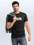 Herren T-Shirt Schriftzug Moin Dialekt Norden Hamburg Anker Print Fashion Streetstyle Neverless®preview