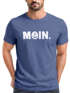 Herren T-Shirt Schriftzug Moin Dialekt Norden Hamburg Anker Print Fashion Streetstyle Neverless®preview