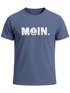 Herren T-Shirt Schriftzug Moin Dialekt Norden Hamburg Anker Print Fashion Streetstyle Neverless®preview