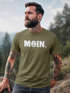Herren T-Shirt Schriftzug Moin Dialekt Norden Hamburg Anker Print Fashion Streetstyle Neverless®preview