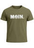 Herren T-Shirt Schriftzug Moin Dialekt Norden Hamburg Anker Print Fashion Streetstyle Neverless®preview