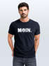 Herren T-Shirt Schriftzug Moin Dialekt Norden Hamburg Anker Print Fashion Streetstyle Neverless®preview
