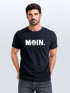 Herren T-Shirt Schriftzug Moin Dialekt Norden Hamburg Anker Print Fashion Streetstyle Neverless®preview